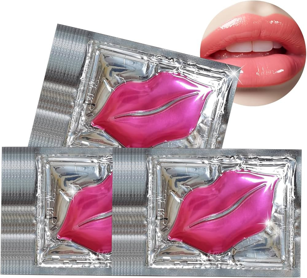 30PCS Collagen Lip Masks,Crystal Moisturizing Lip Care Lip Sheet Lip Patches for Dry Lips & Anti-... | Amazon (US)