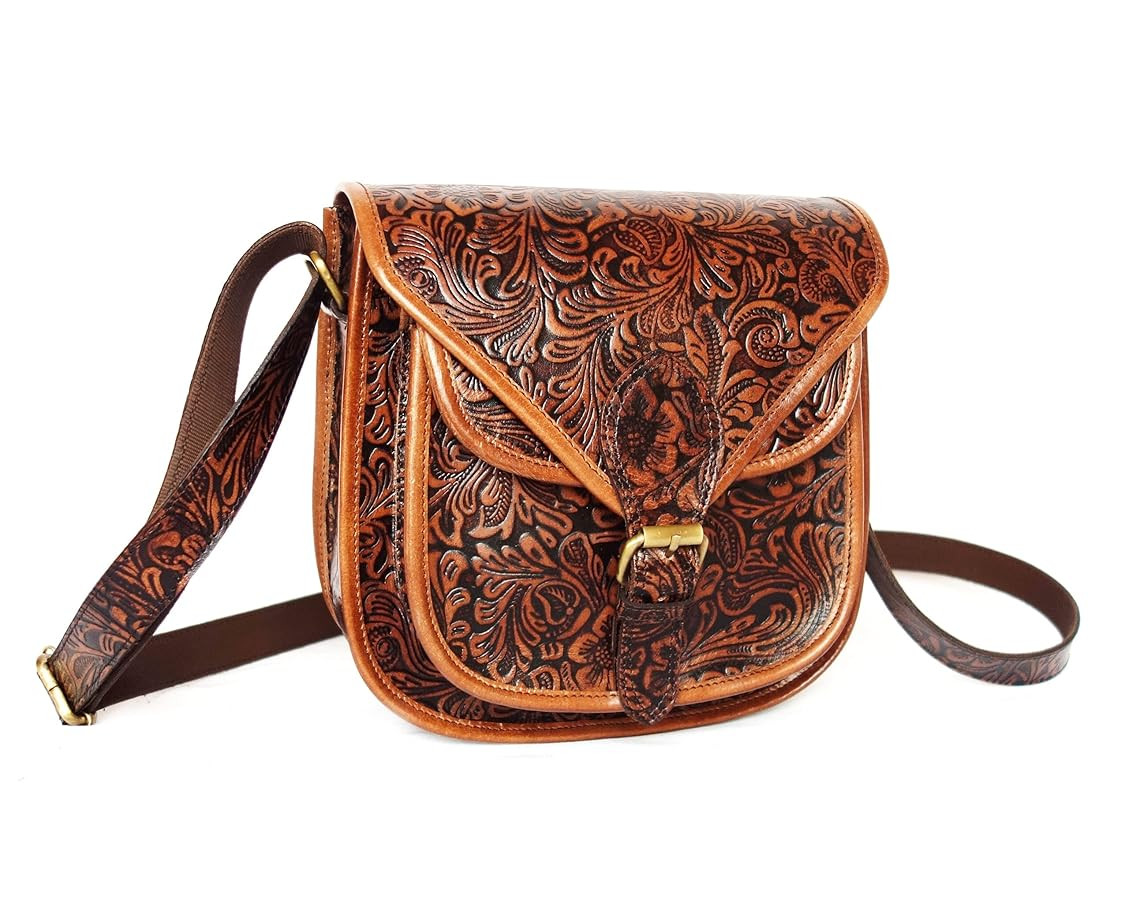 Cords Craft, Real Leather Bag, Crossbody Bag, Shoulder Bag, Ladies Purse, Leather Handbag, Gift f... | Amazon (US)