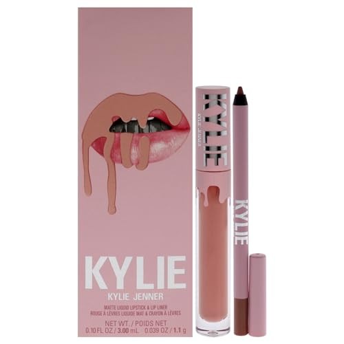 Kylie Cosmetics Matte Lip Kit - 700 Bare for Women - 2 Pc 0.10oz Matte Liquid Lipstick, 0.03oz Lip Liner | Amazon (US)