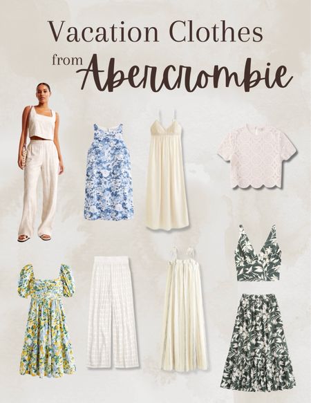 Vacation outfit ideas from Abercrombie

#LTKU #LTKSeasonal #LTKtravel
