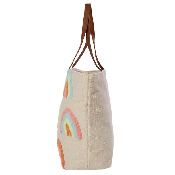 Twig and Arrow Womens Tote Bag Terry Rainbows Beach and Travel Tote Shoulder Bag 19 inch | Walmart (US)