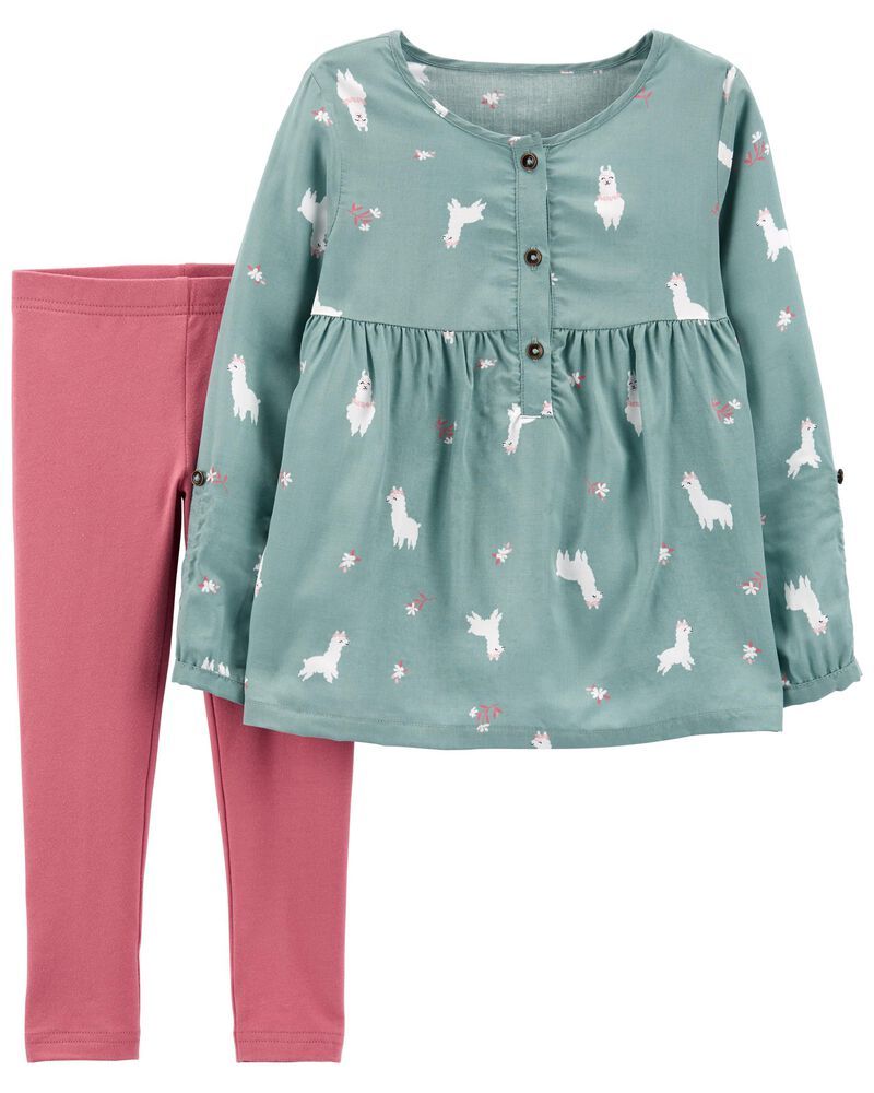 2-Piece Llama Top & Legging Set | Carter's