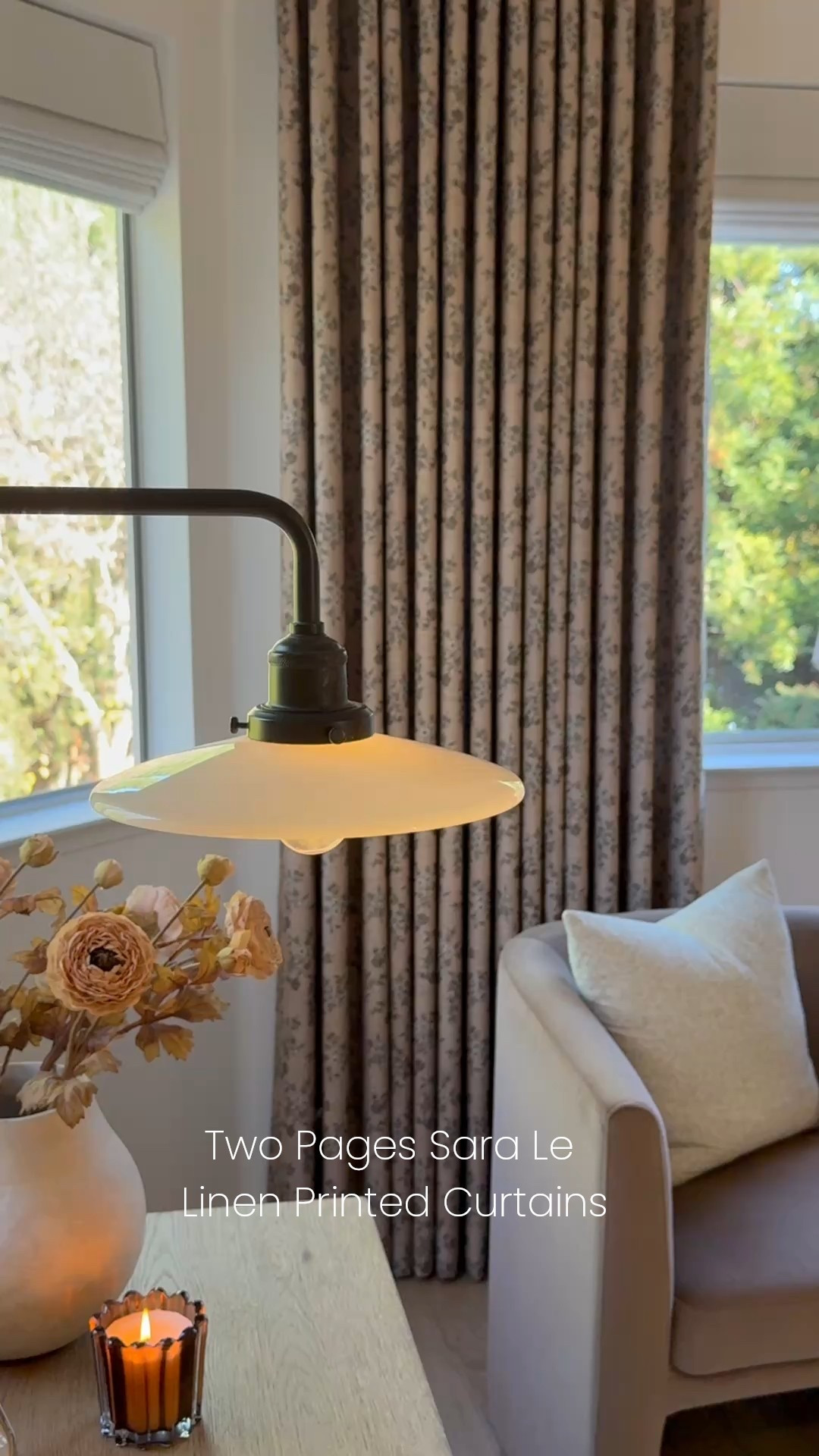 In love with the warm color and beautiful floral print on these curtains. 
Use code PAULABHOME for 28% off your order. 

Detail: 
- Sara Le style SL-J1
Color: Vintage Linen
Taylor Pleat, memory shape
Room darkening lining

Custom curtains, home decor. 


#LTKSaleAlert #LTKSeasonal #LTKHome