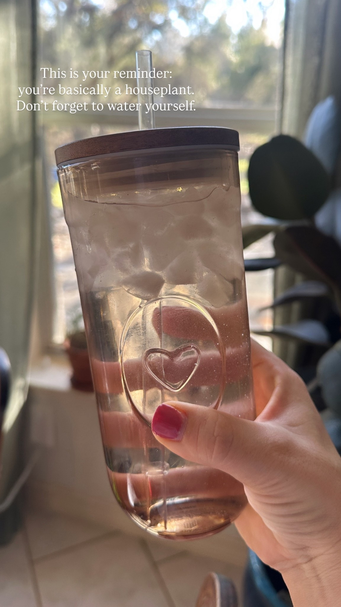 The cutest glass tumbler, perfect for Valentine’s Day!

#LTKmorningroutine #LTKmomlife #LTKValentine