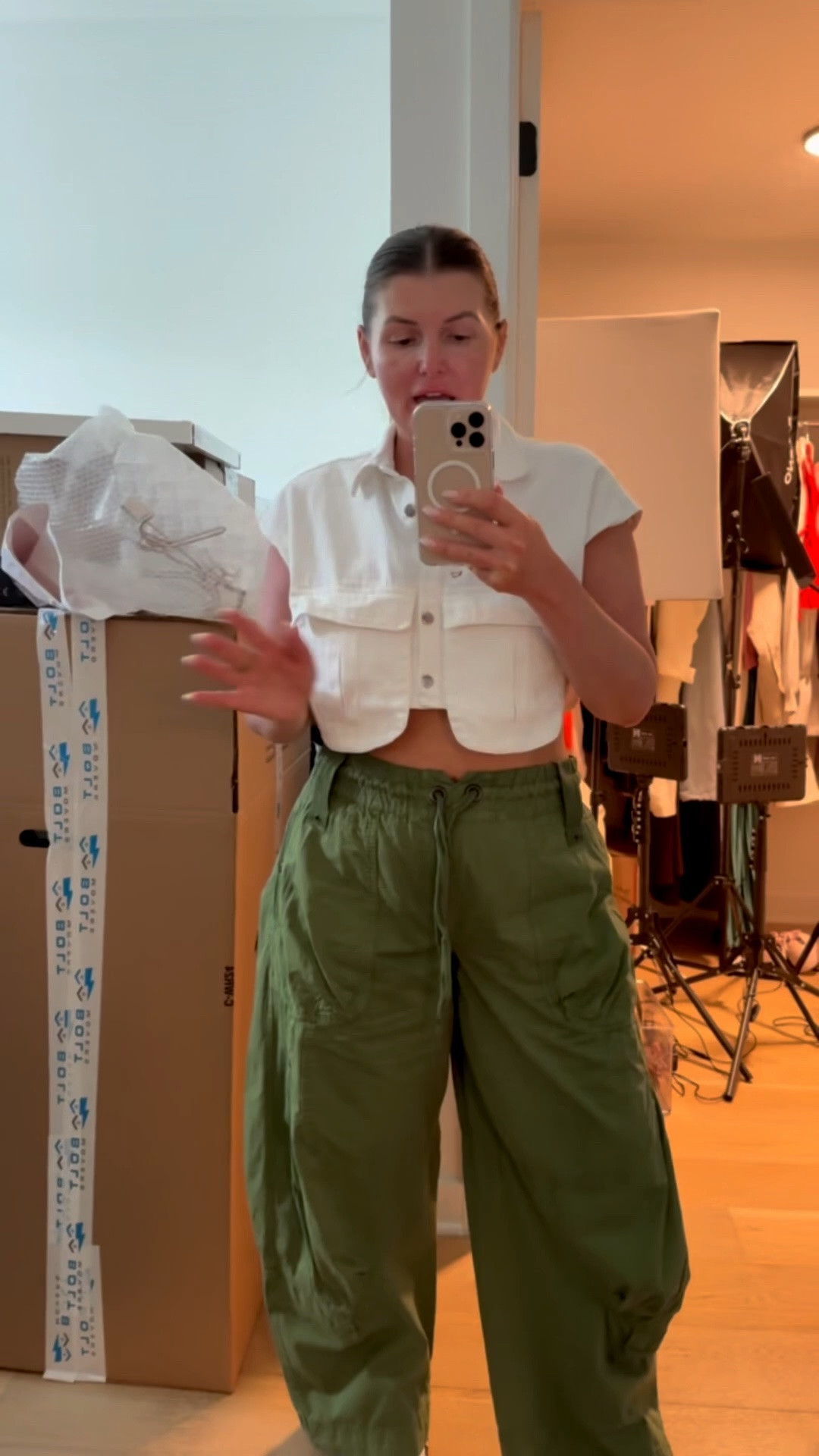 Size up in top for length
wearing true size in pants

#LTKootd #LTKgrwm