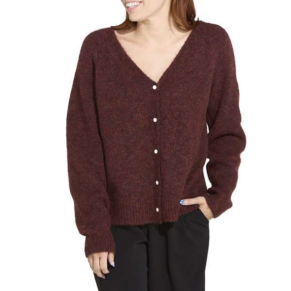 Women's VERO MODA Cardigan Pia Small Burgandy | Scheels