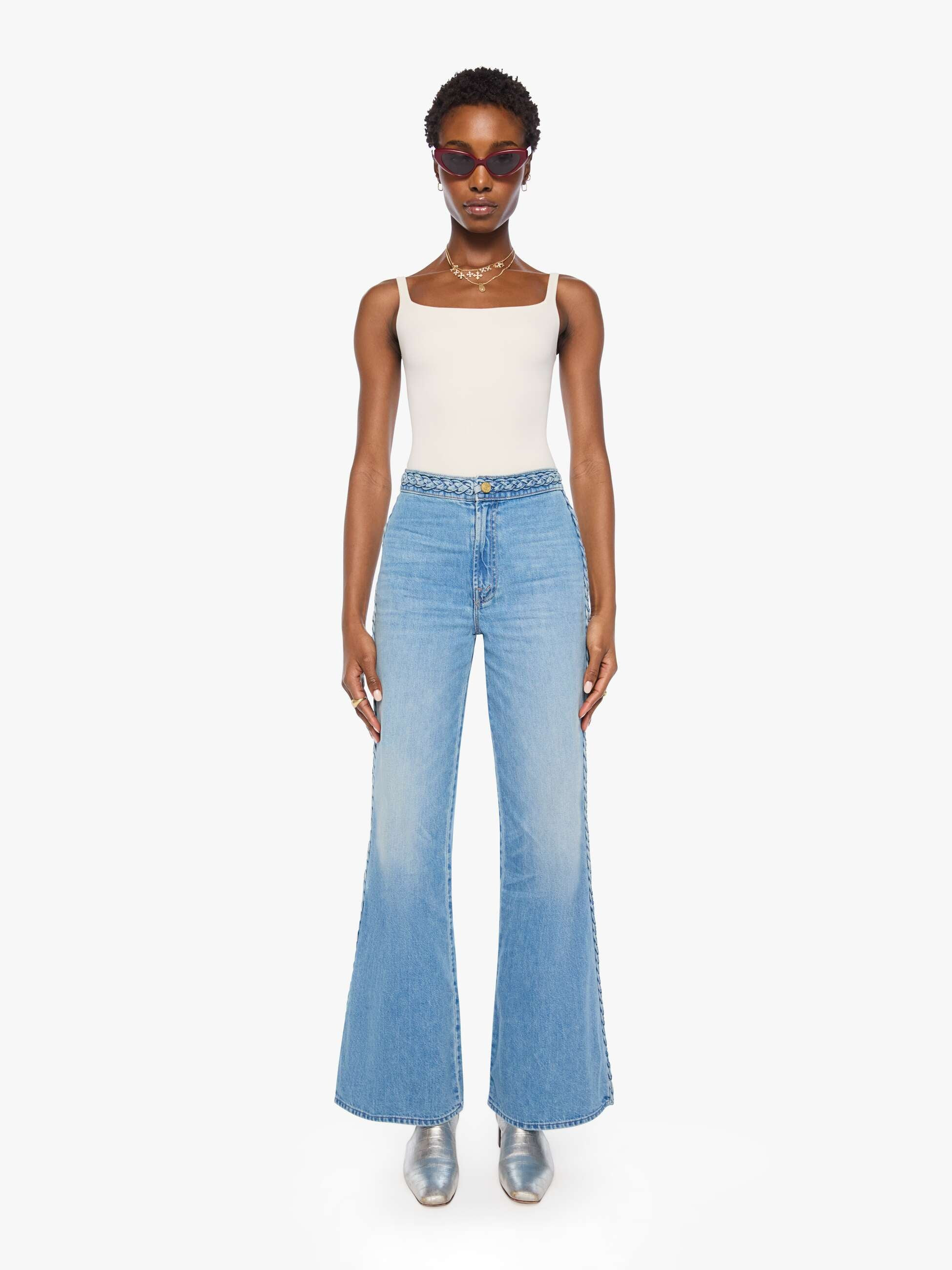 The Braided Hustler Roller Sneak - Tomorrow Never Knows | Mother Denim