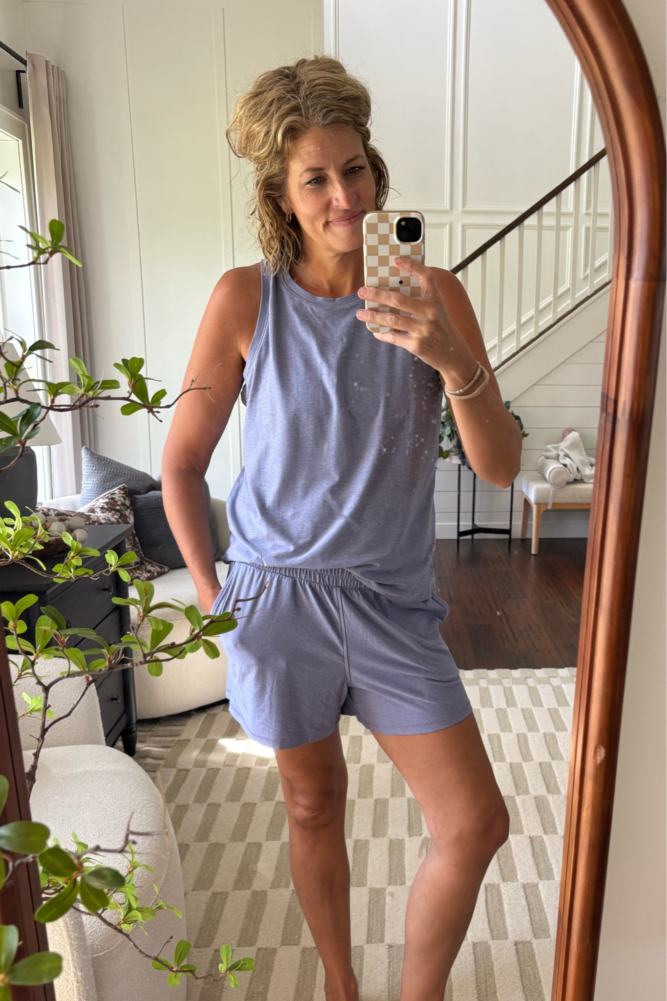 So butter soft and comfy! I love this brand so much. Both top and bottom are medium  

#LTKTall #LTKSaleAlert #LTKOver40