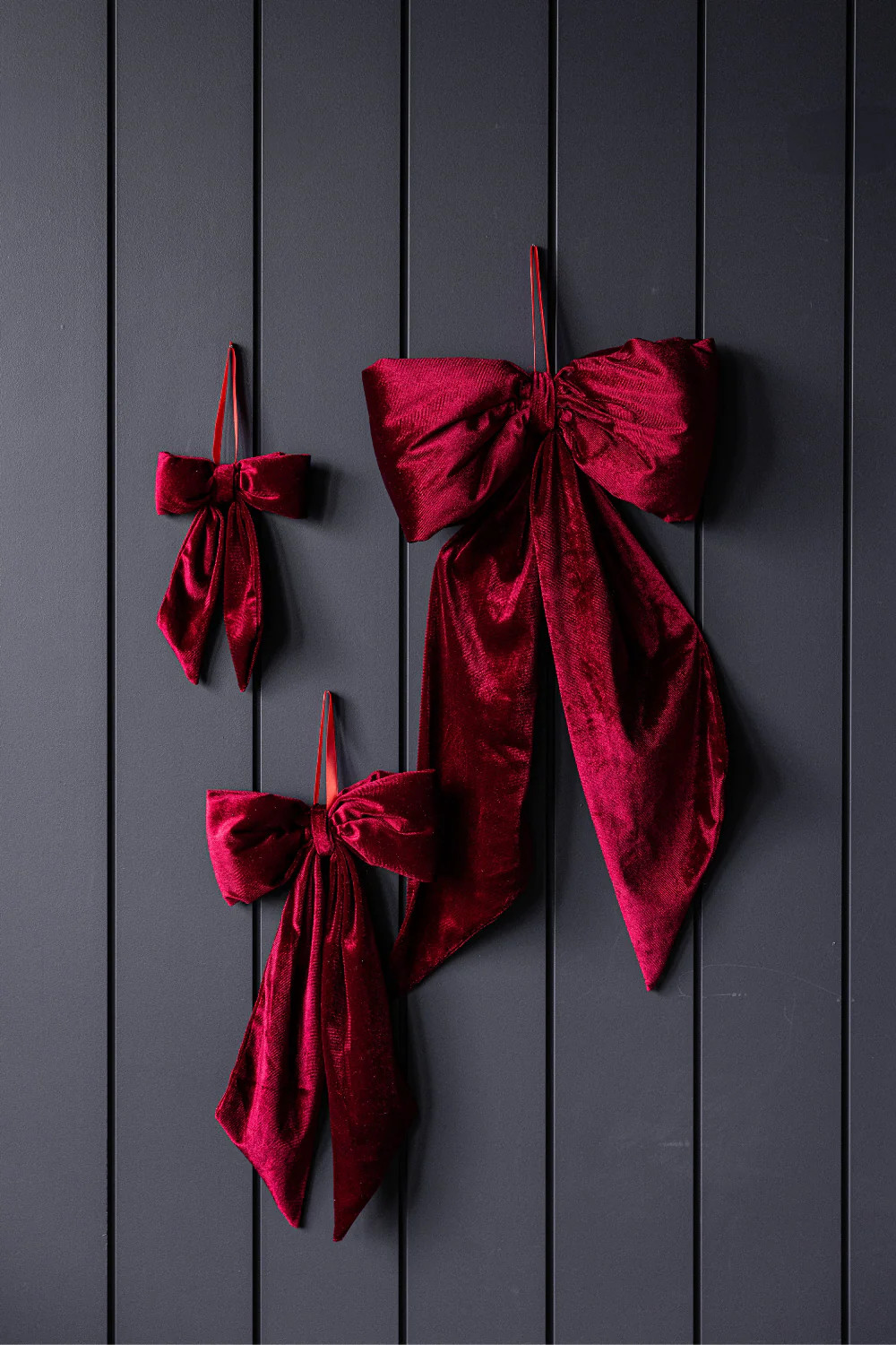 Red Velvet Bows | By Luxe B Co. | luxe bCO