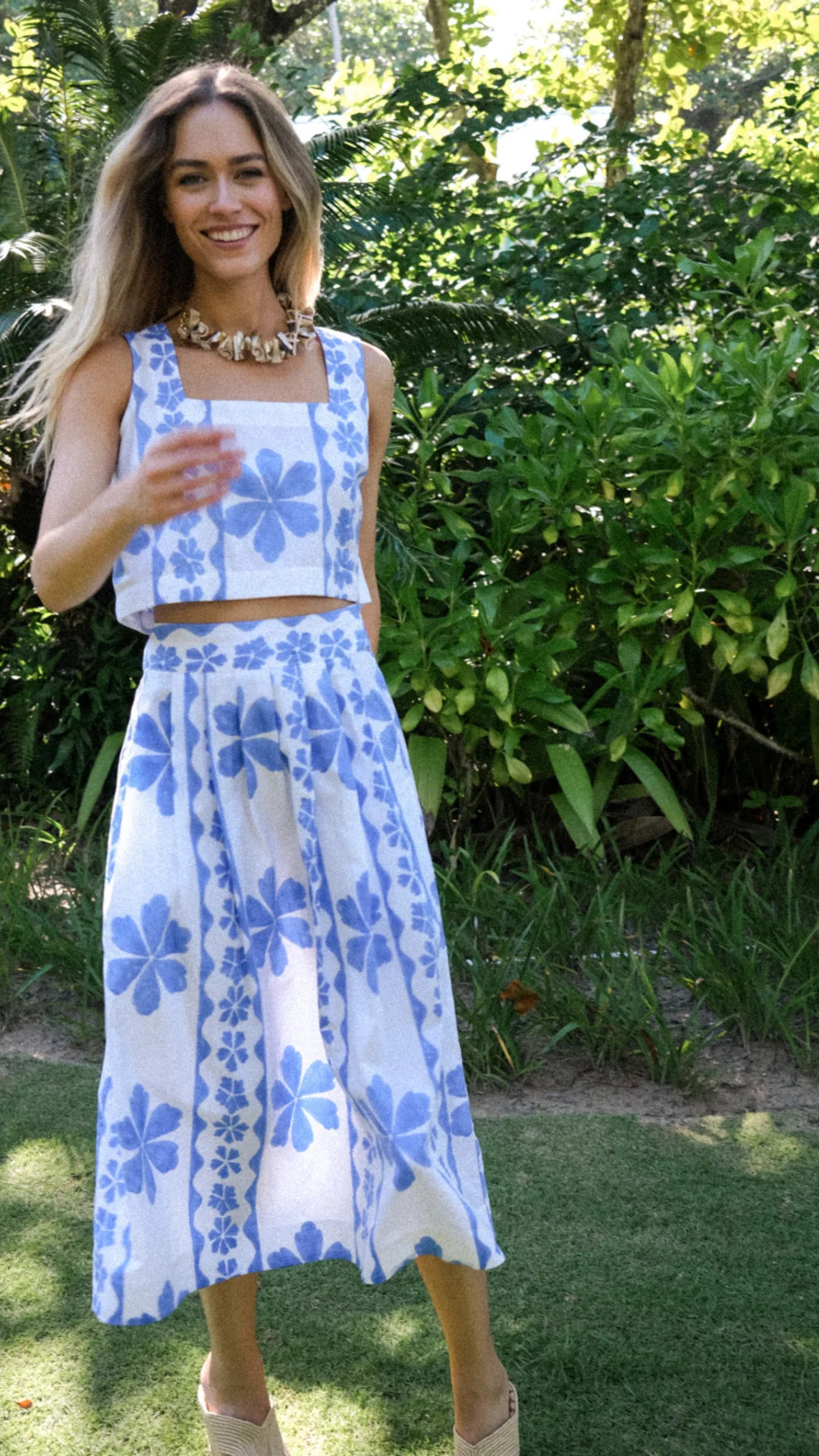 Carsyn Skirt - Sea Dahlia | Marea