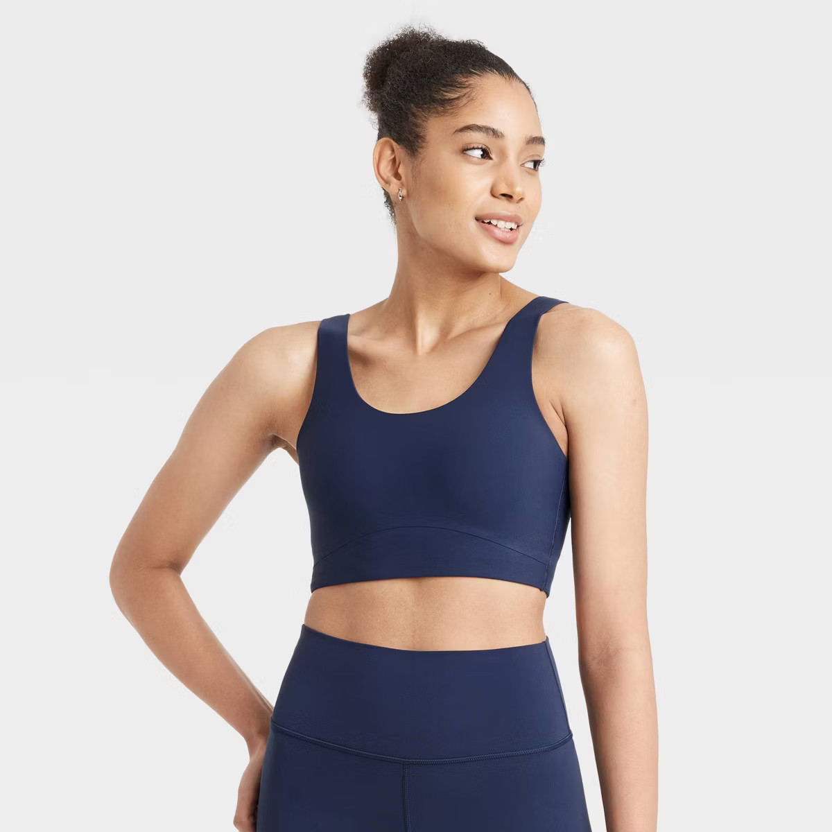 Women's Everyday Soft Medium Support Longline Sports Bra - All In Motion™ | Target
