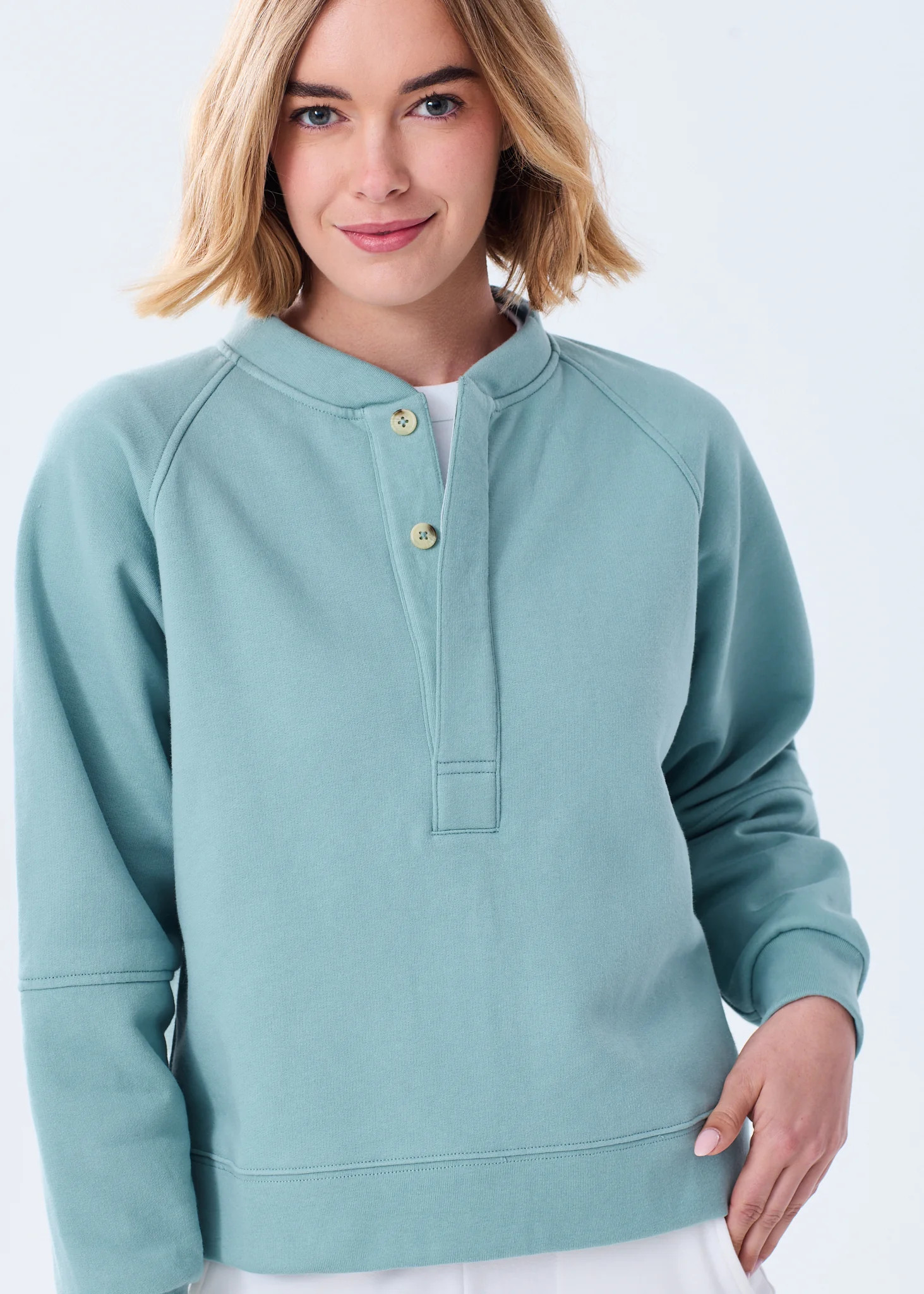 The Henley Sweatshirt | Alice Walk