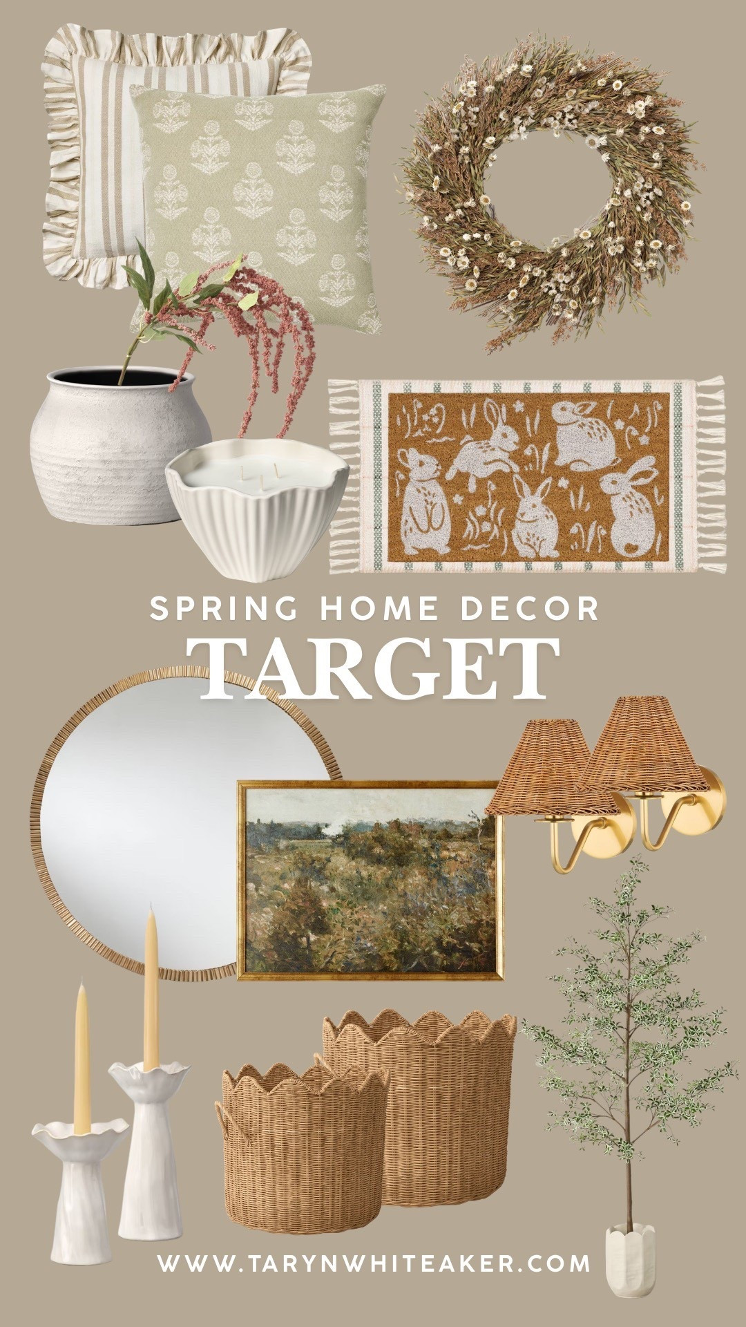 Soft greens, woven textures, scalloped baskets, rattan lighting, and the prettiest neutral accents that instantly make your space feel lighter and brighter. These are the affordable spring decor finds that look high-end but won’t break the budget.

Think wreaths for the front door, fresh pillows for the sofa, natural wood frames, textured candles, and cozy layers that transition perfectly from winter to spring.

#LTKHome #LTKSeasonal #LTKdayinmylife