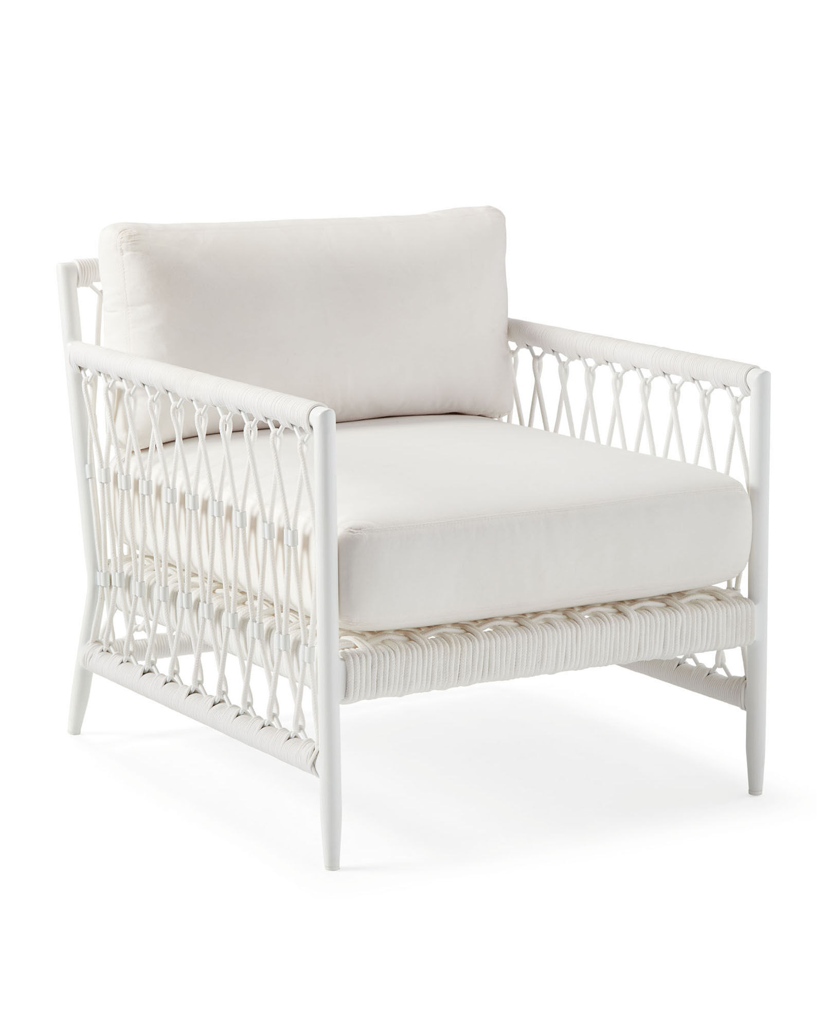 Salt Creek Lounge Chair - White | Serena and Lily