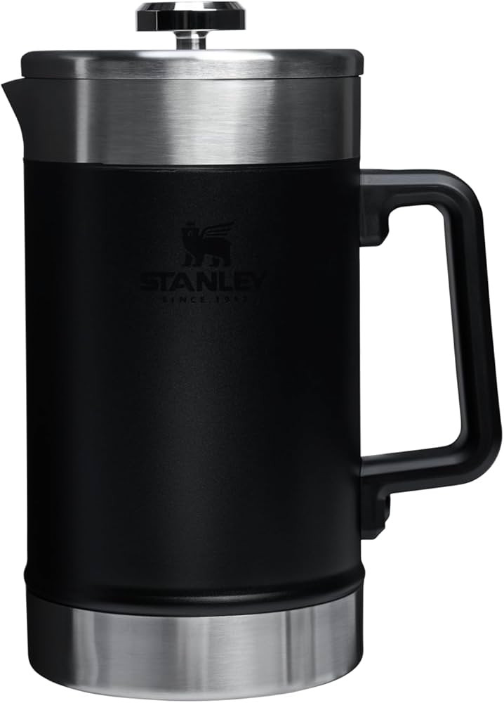 STANLEY Classic Stay-Hot French Press Coffee Maker 48 oz | 5 Minute Brew, 4 Hours Hot | Mesh Filt... | Amazon (US)