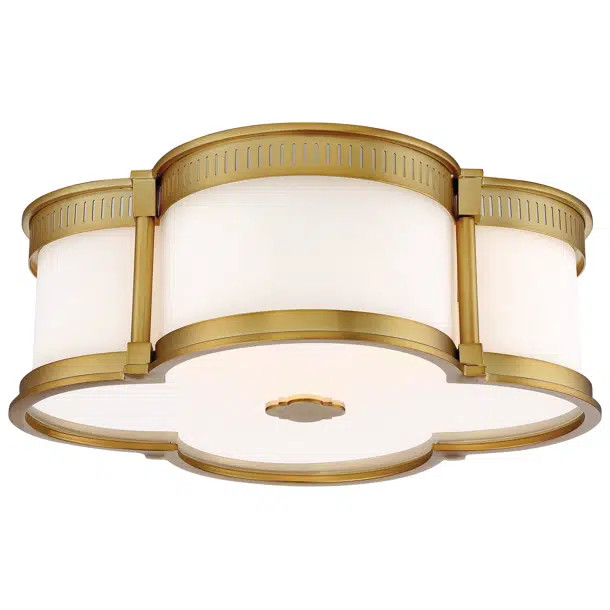 Leija Glass LED Flush Mount | Wayfair Professional