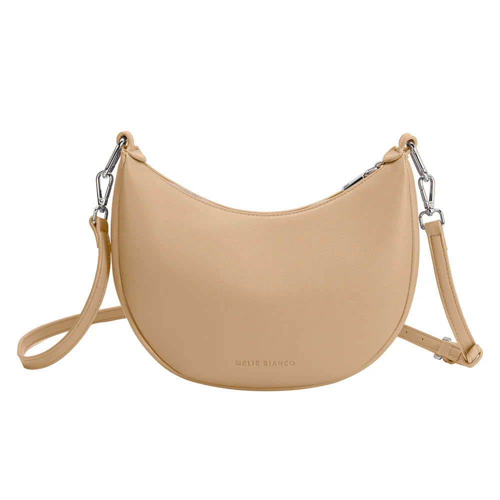 Nude Sasha Mini Recycled Vegan Crossbody Bag | Melie Bianco | Melie Bianco