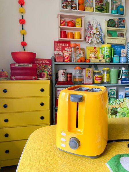 Add some color to your kitchen with retro colorful small appliances! I’m so excited for my new yellow toaster and it looks vintage inspired 😍 I linked some other colorful toasters, microwaves and mixers to choose from too! 🌈

#LTKSeasonal #LTKhome #LTKunder50