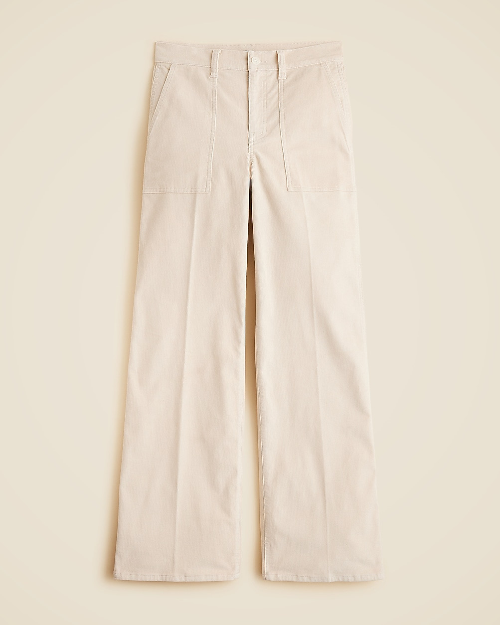 Camp-pocket wide-leg pant in stretch corduroy | J. Crew US