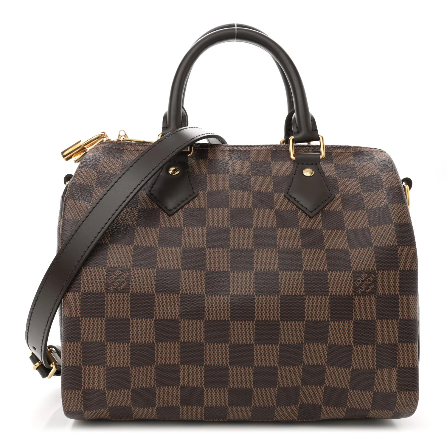 Louis Vuitton Damier Ebene Speedy Bandouliere 25 1678063 | FASHIONPHILE (US)