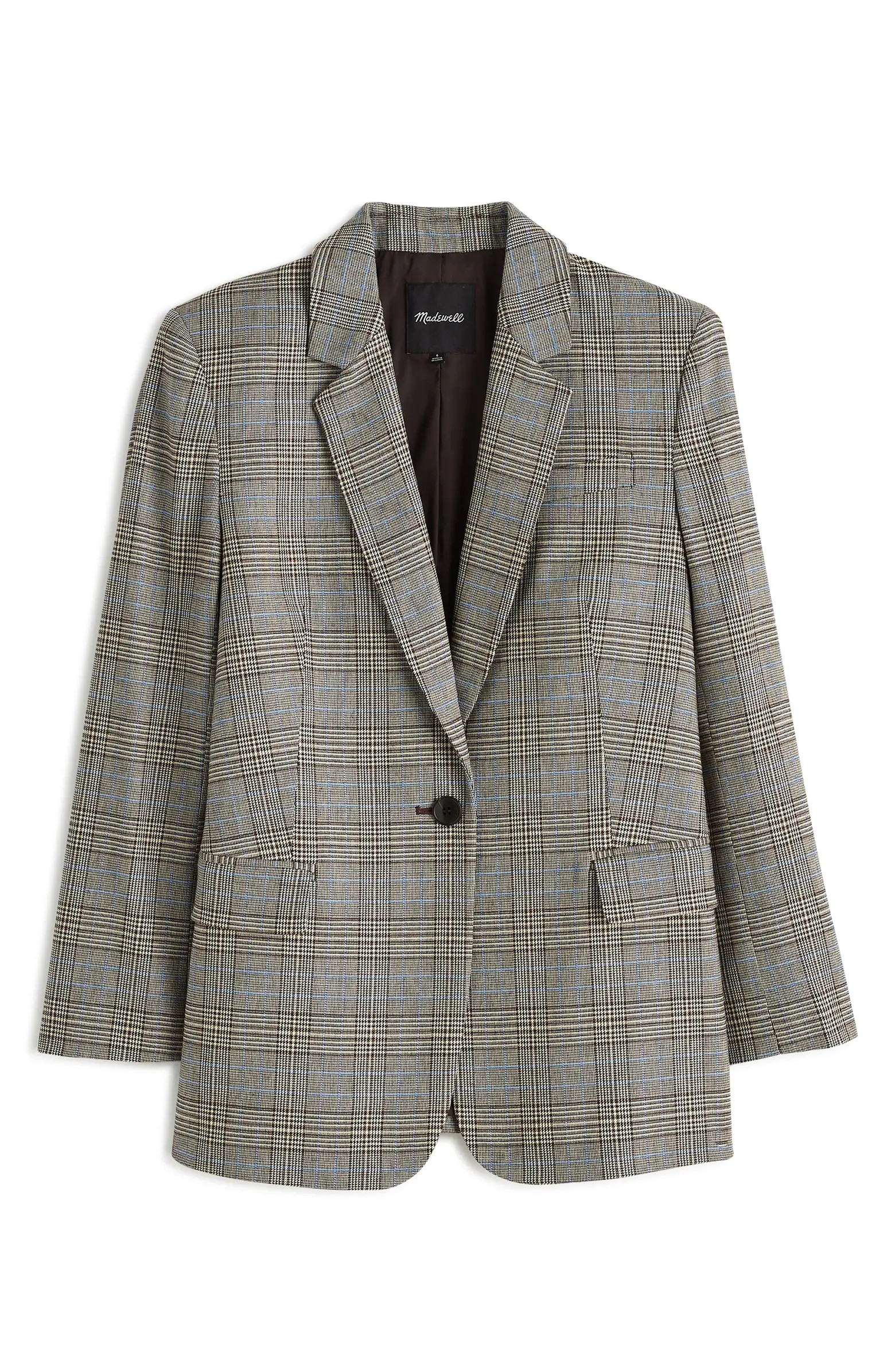 Madewell The Kline Plaid Blazer | Nordstrom | Nordstrom