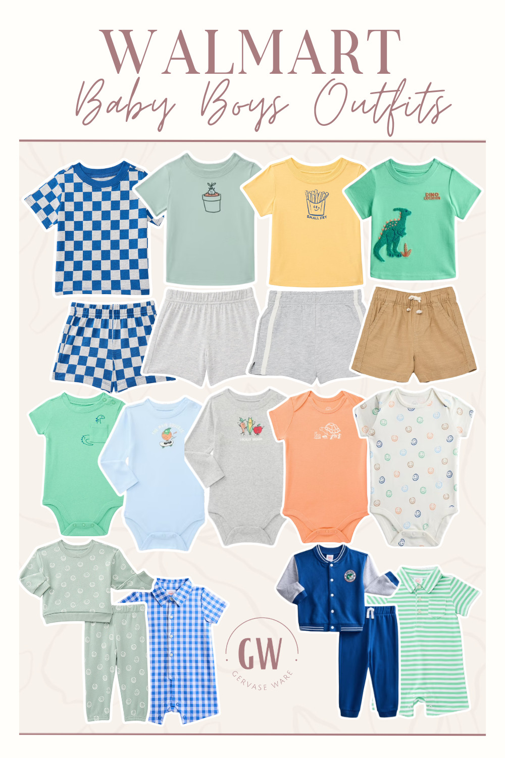 Cute Walmart baby boy outfits that are perfect for everyday style.
#WalmartFinds #BabyBoyStyle 

 #LTKSpringSale #LTKootd #LTKBaby