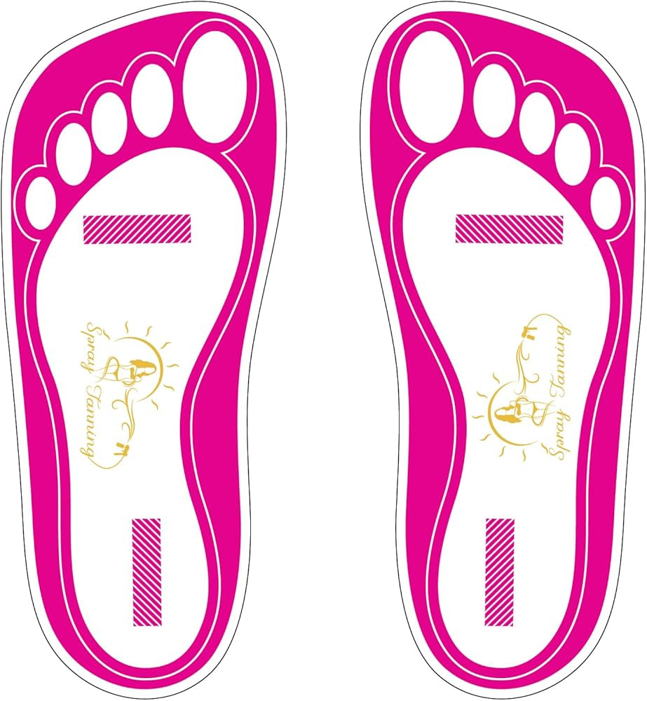 25Pairs(50 Feets) Disposable Pink Spray Tanning Feet Pads Sunless Airbrush Spray Tent Protect Foo... | Amazon (US)
