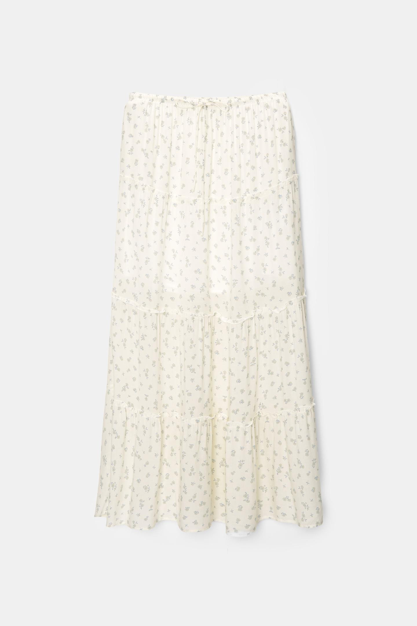 Panelled midi skirt | PULL and BEAR UK