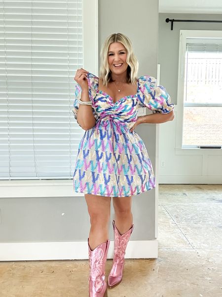 Country concert outfit | Nashville | pink boots | 

Wearing a medium in the dress
My larger size in the boots 


#LTKSaleAlert #LTKFestival #LTKFindsUnder100