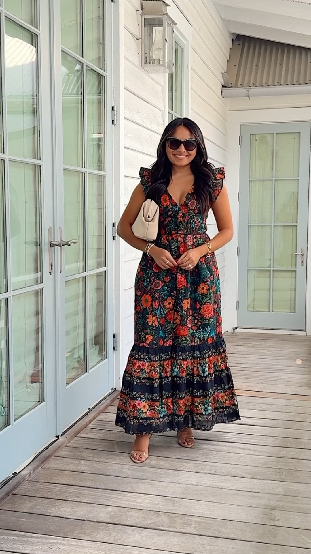 Black floral dress size xxs regular TTS - i wanted this dress to fit like a maxi dress so I went with the regular sizing
Clear heels size 5 TTS


#LTKootd #LTKPetite #LTKgrwm