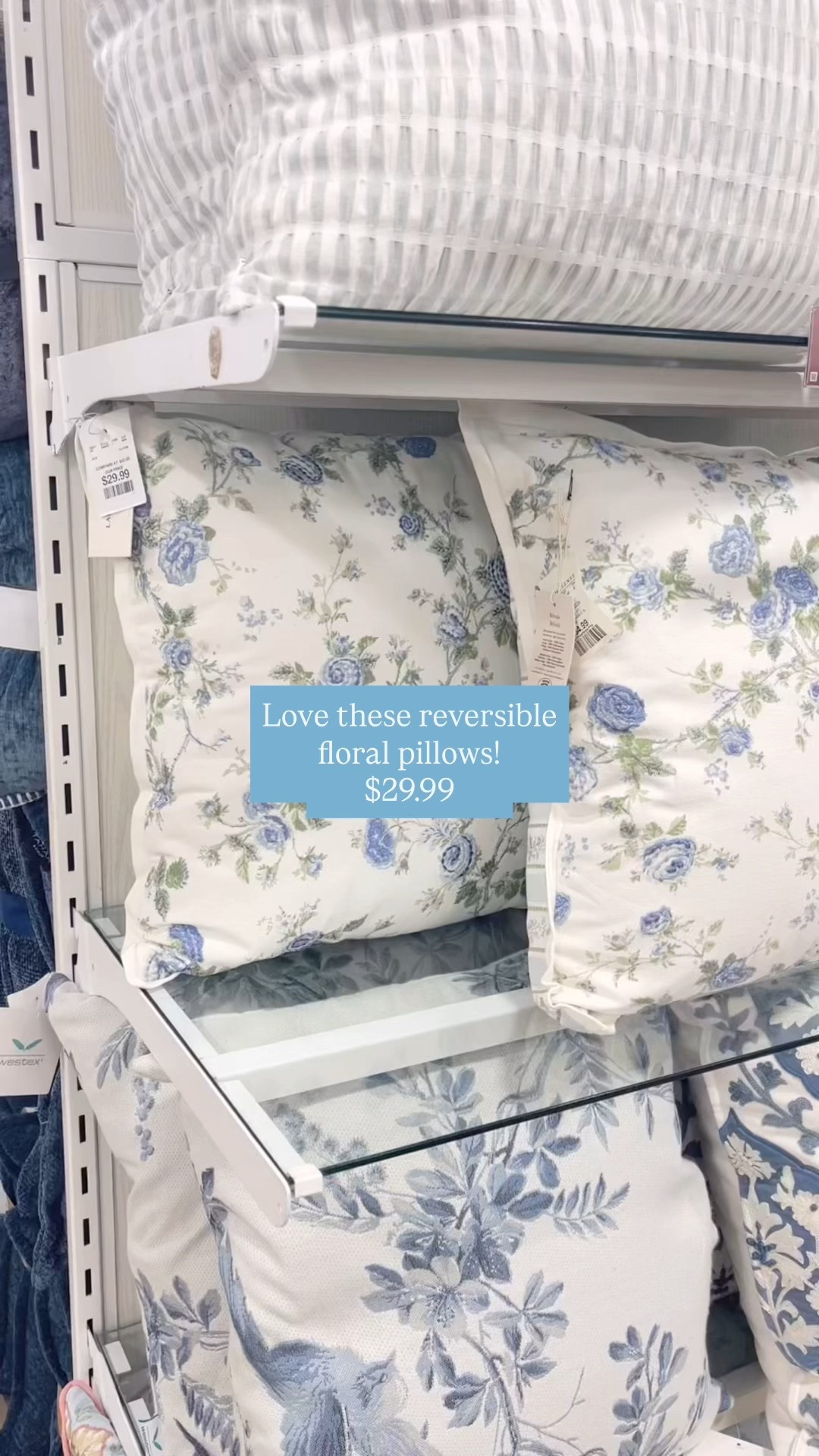 These floral pillows are so beautiful for Spring and have a block pattern (I LOVE) on the reverse side!! Excellent quality for only $29.99!! 

#LTKHome #LTKSaleAlert #LTKFindsUnder50