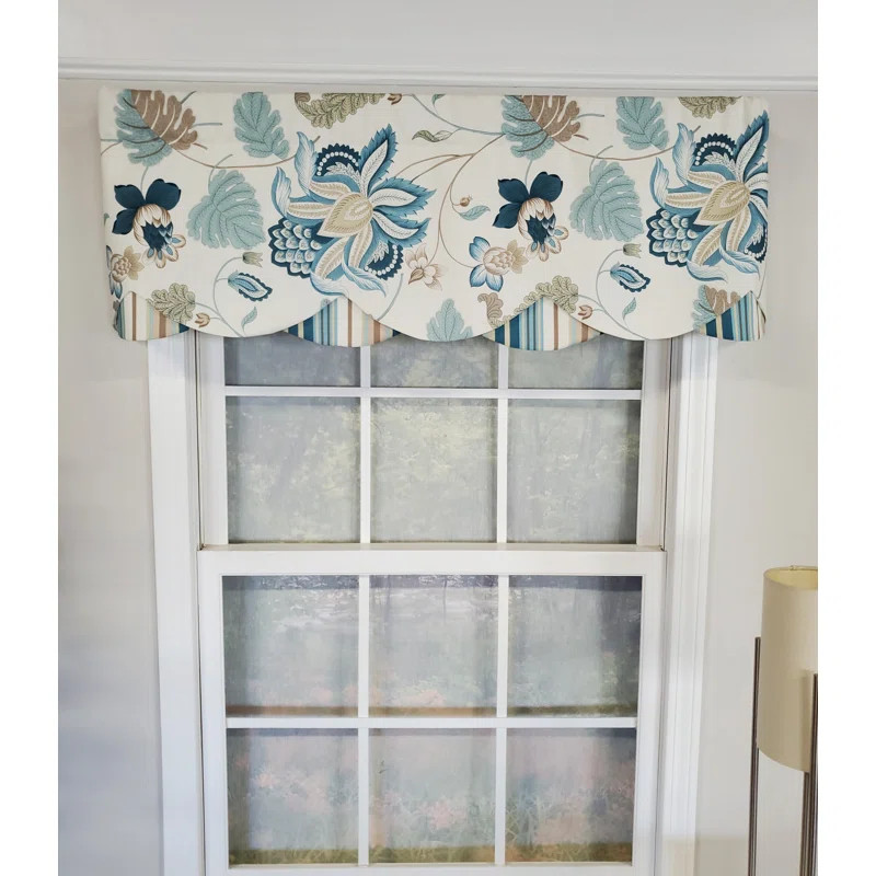 Samanta Petticoat Valance Blue | Wayfair North America