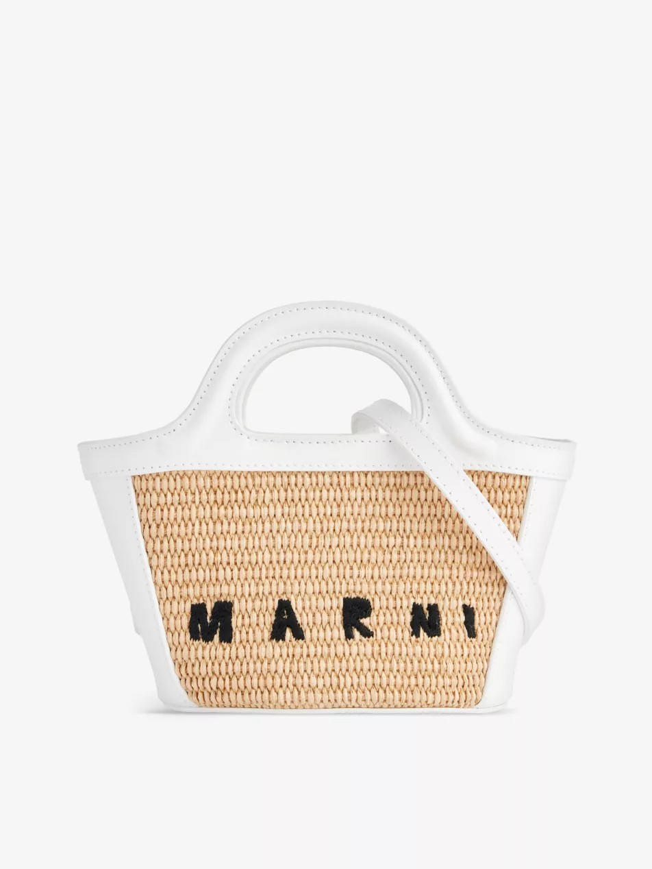 Tropicalia micro cotton-blend tote bag | Selfridges