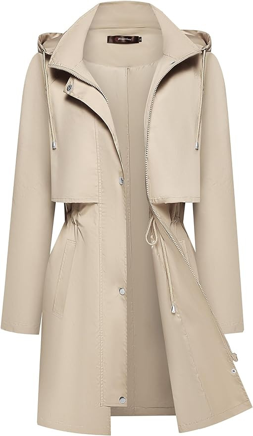 Bloggerlove Rain Jacket for Women Waterproof with Hood Trech Coat for Women Lightweight Raincoats... | Amazon (US)