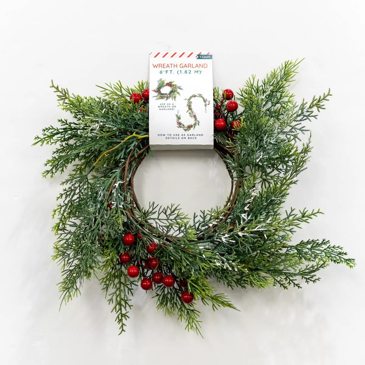Red Berry Pine Garland/Wreath - Bullseye's Playground™ | Target