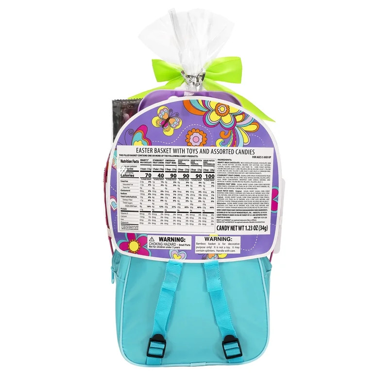 Easter Gift Basket Butterflies Backpack and Candies | Walmart (US)