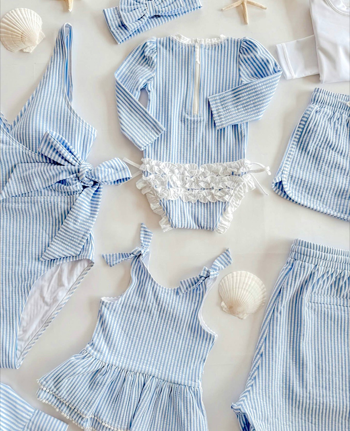 OH HEY, vacay!!! 🏝️👙🌊 2025 swim has arrived from Caden Lane!

☀️ Sun-safe UPF 50+ keeps sensitive skin safe!
👙 Kid-friendly styles that mom & kids will love
🧴Blocks 98% of harmful UVA & UVB rays
🌊 Designed for easy dressing - even when wet!
📷The cutest prints + family matching styles!