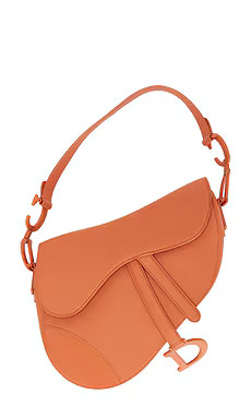 FWRD Renew Dior Saddle Bag in Orange from Revolve.com | Revolve Clothing (Global)