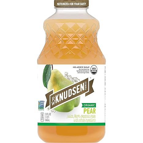 R.W. Knudsen, Organic Pear Juice, 32 Fl Oz | Amazon (US)