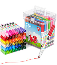 JoyCat Click & Draw Washable Markers for kids with Retractable Tips,20 Colors Markers Set,retract... | Amazon (US)