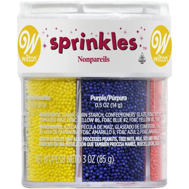Wilton Nonpareils 6-Mix Sprinkle Assortment, 3 oz. - Walmart.com | Walmart (US)