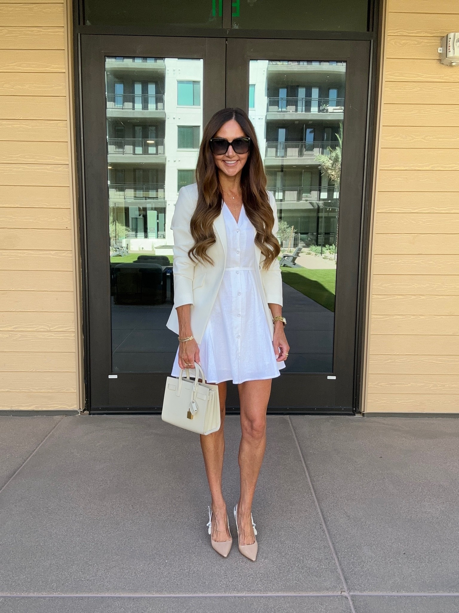 Wearing 00 in dress, linked other similar white dresses I love as this one is low stock🤍

#LTKOver40 #LTKSaleAlert #LTKWorkwear
