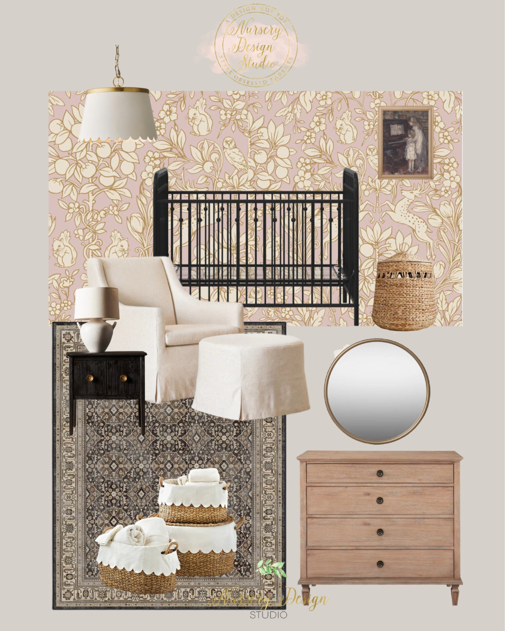Retro Style Nursery Printable Wall … curated on LTK