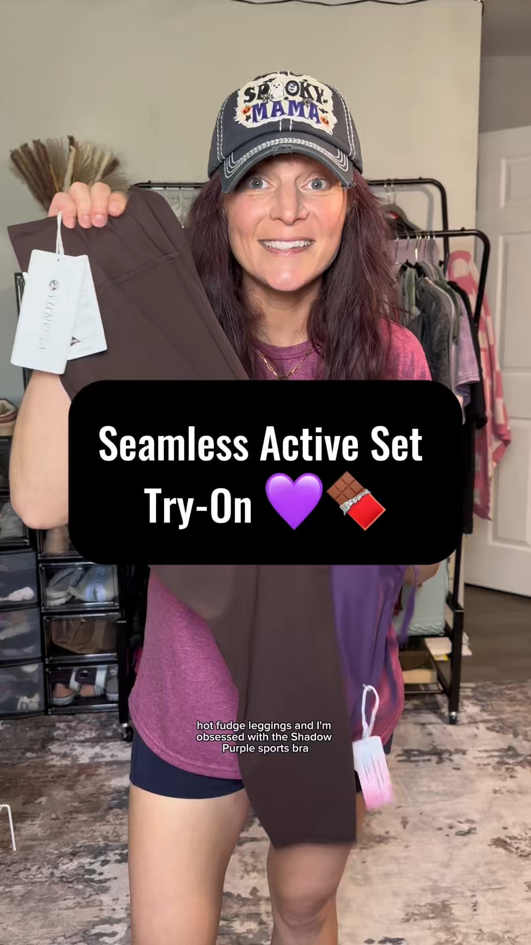 Seamless activewear that feels as good as it looks 💜🍫 YUNOGA nailed it with this Hot Fudge + Shadow Purple set. Linking both pieces in my LTK so you can grab them! #LTKFallSale 

#LTKFindsUnder50 #LTKActive #LTKSaleAlert