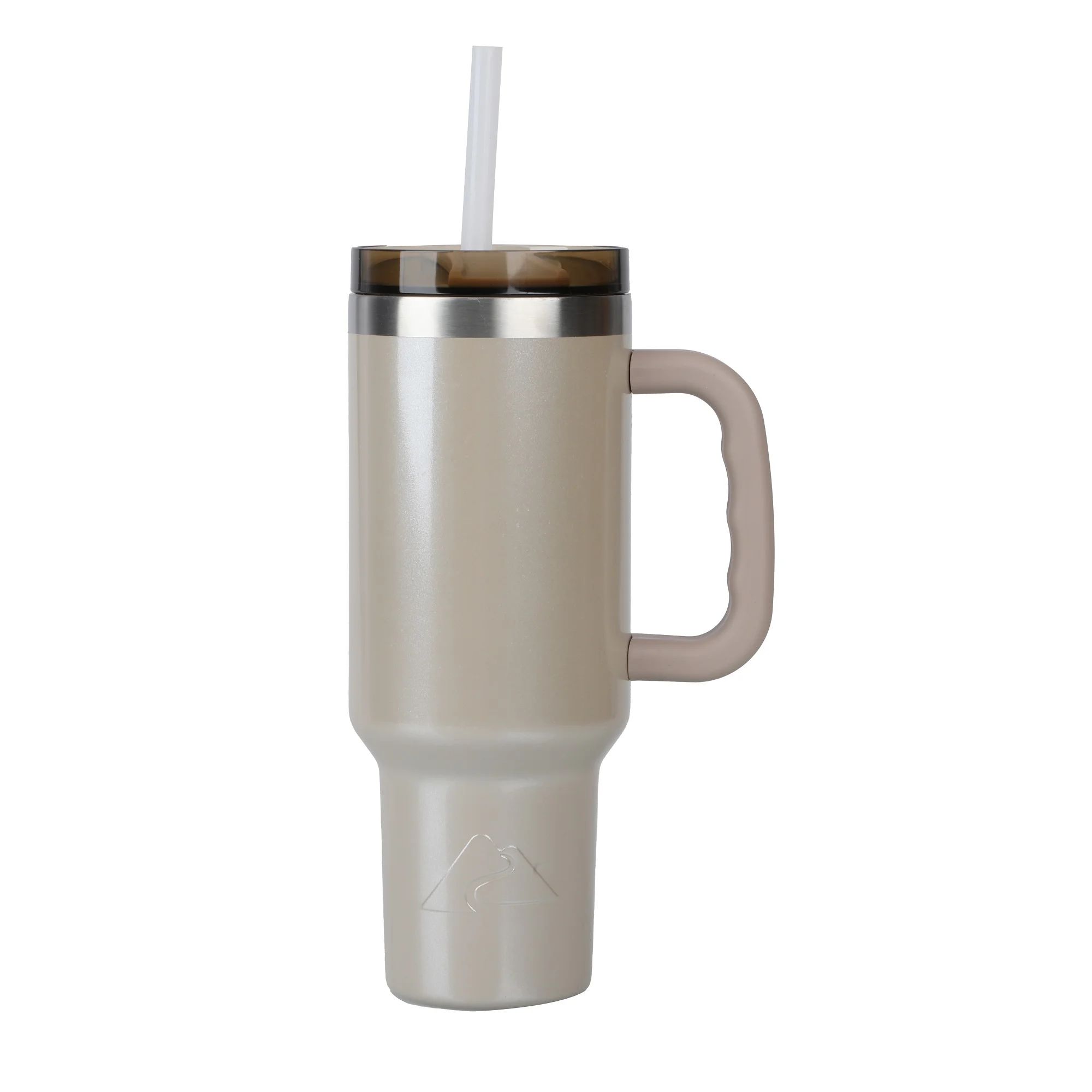 Ozark Trail 40 oz Vacuum Insulated Stainless Steel Tumbler Papyrus Beige | Walmart (US)