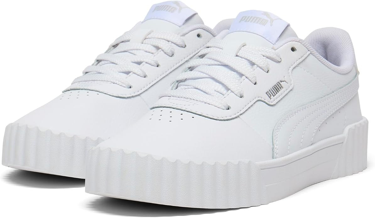 PUMA Women's Carina Leather Sneaker | Amazon (US)