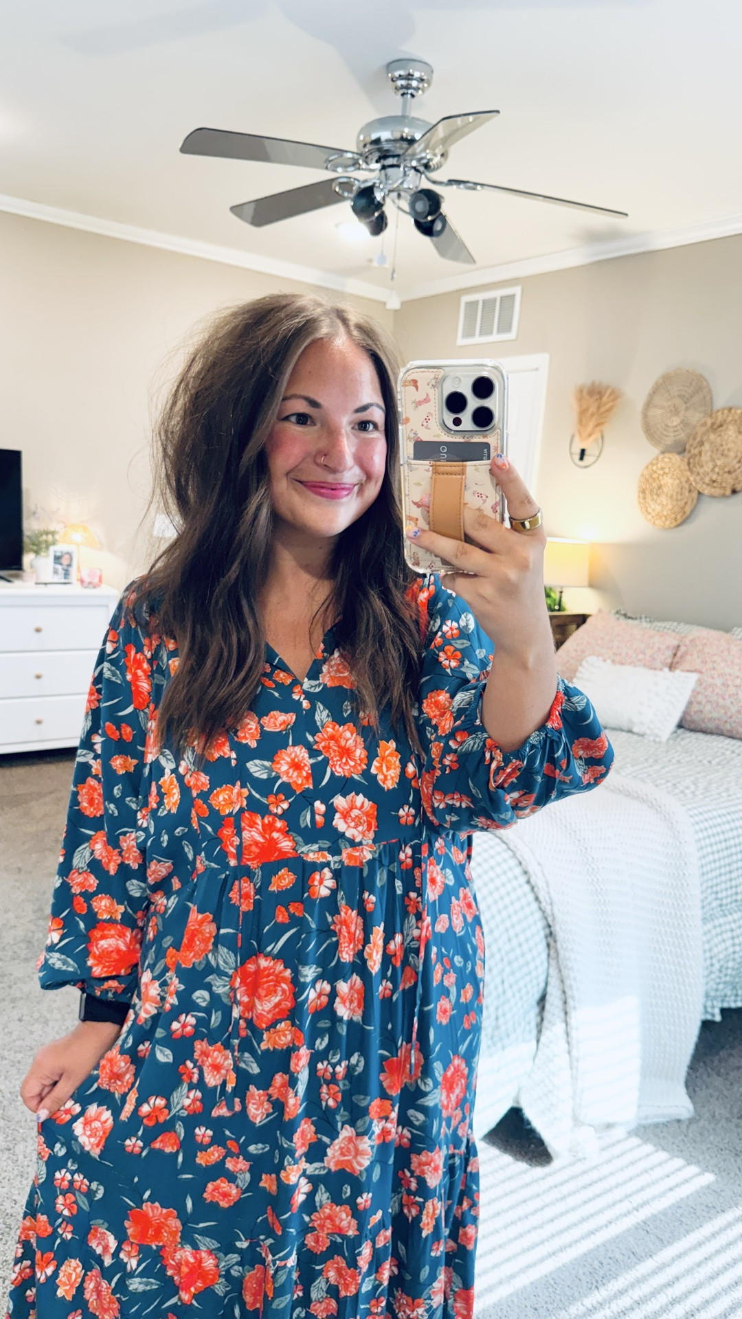 the prettiest boho maxi moment 🌸✨ flowy, feminine, & so easy to style ☀️ I got my normal size, but I’d say it fits just a little slim! 

 #LTKootd #LTKMidsize #LTKWorkwear