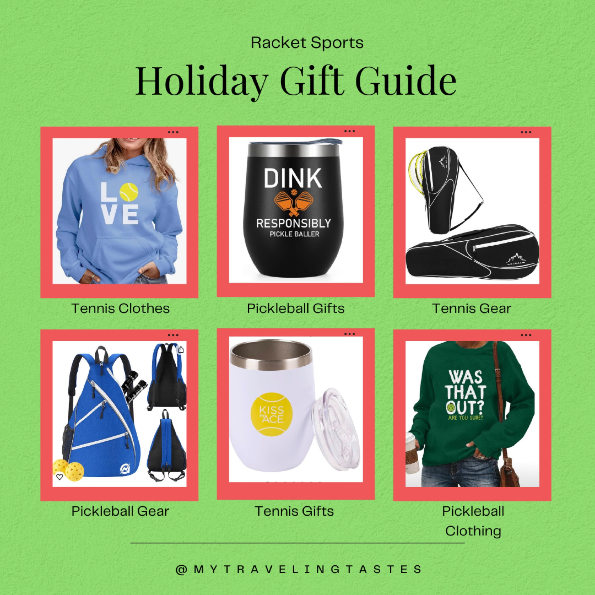 Do you have a pickleball or tennis lover? I enjoy playing both sports. Here are some of my favorite gift items to give or get for the holidays! 

#LTKOver40 #LTKActive #LTKGiftGuide