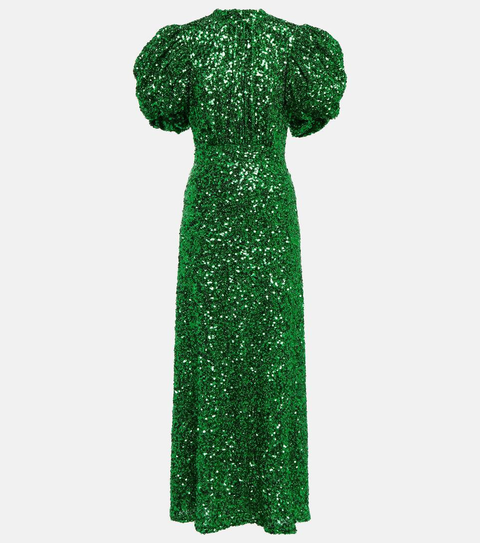 Sequined puff-sleeve maxi dress | Mytheresa (US/CA)