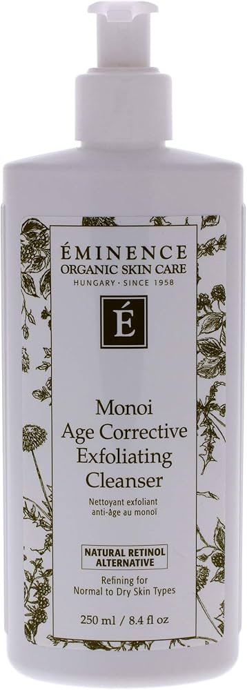 Eminence Age Corrective Monoi Exfoliating Cleanser Treatment Beauty Skin, Unscented, 8.4 Fl Oz | Amazon (US)